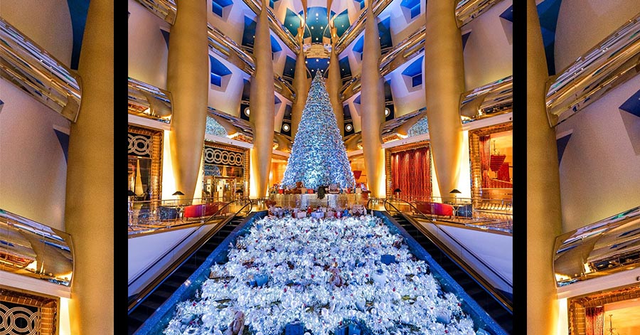 Christmas Tree in Burj Al Arab