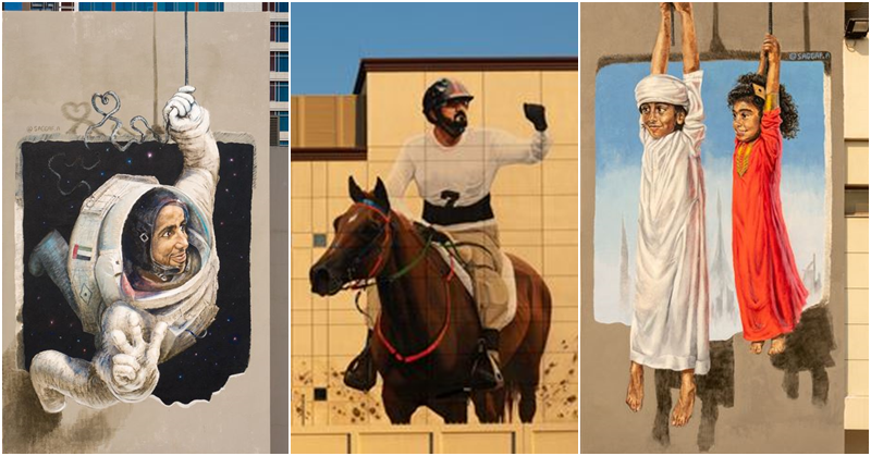 PHOTOS Check Out These Colourful Murals of the 'Dubai Street Museum'