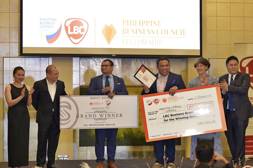 Philippine Business Council Winner startup UAE