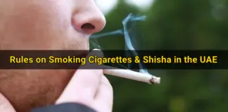 Rules on Smoking Cigarettes & Shisha in the UAE
