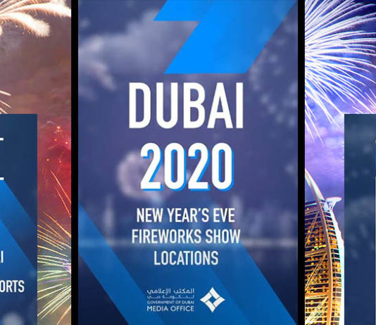 dubai fireworks places