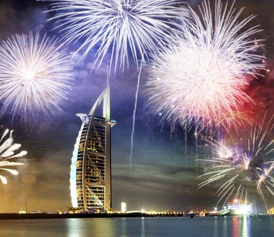 new year fireworks uae