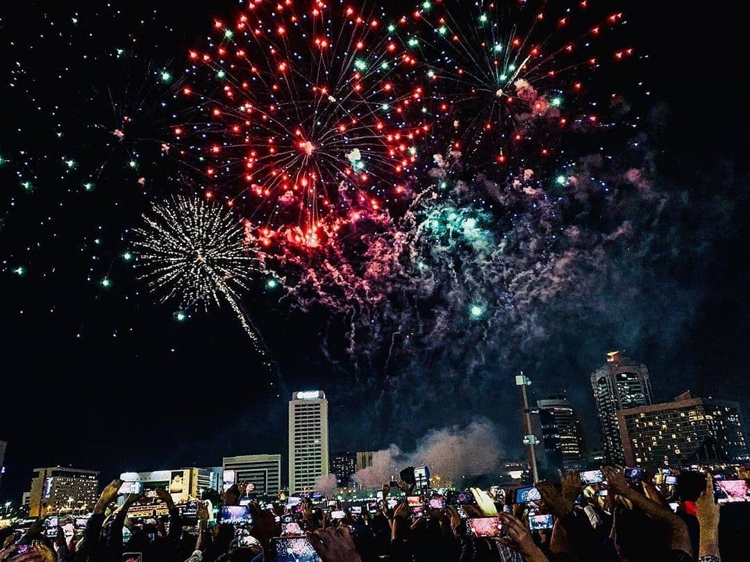 Al Seef Dubai New Year fireworks