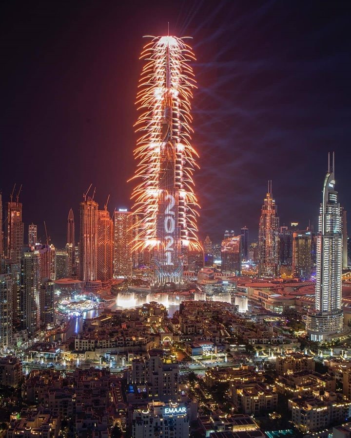 WATCH Burj Khalifa New Year 2024 Fireworks Livestream Video Online