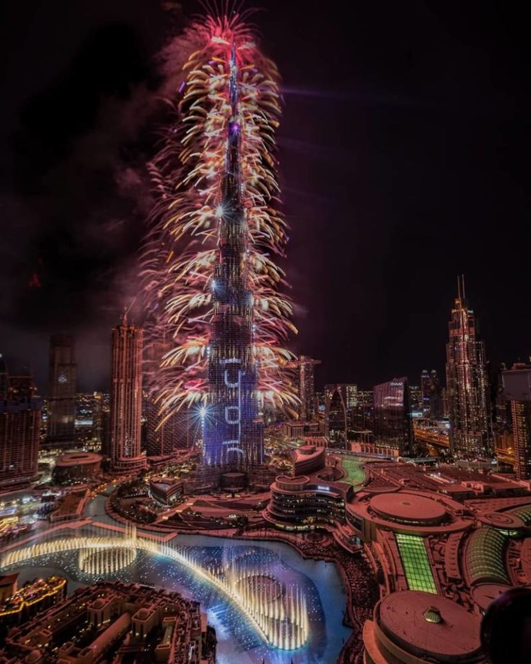 WATCH Burj Khalifa New Year 2024 Fireworks Livestream Video Online Dubai OFW