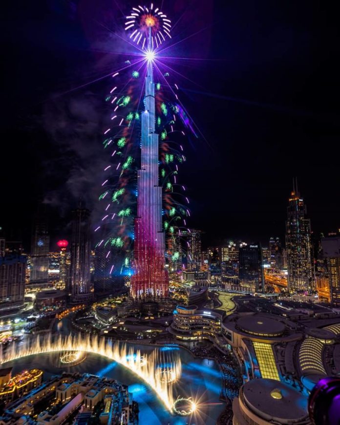 WATCH Burj Khalifa New Year 2024 Fireworks Livestream Video Online