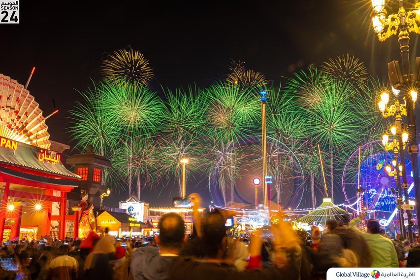 dubai global village uae new year