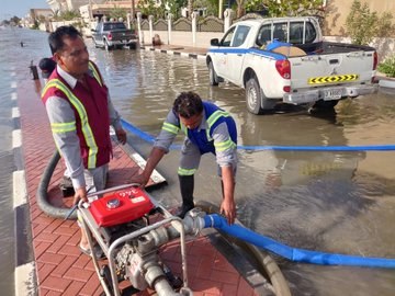 dubai municipality fix rain water