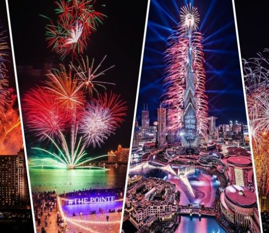 fireworks in dubai places