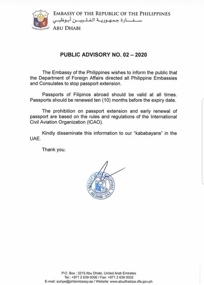 public advisory ph passport extension