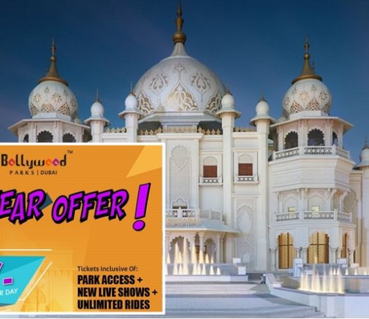 29 AED Entry to Bollywood Parks on Feb 27-28-29