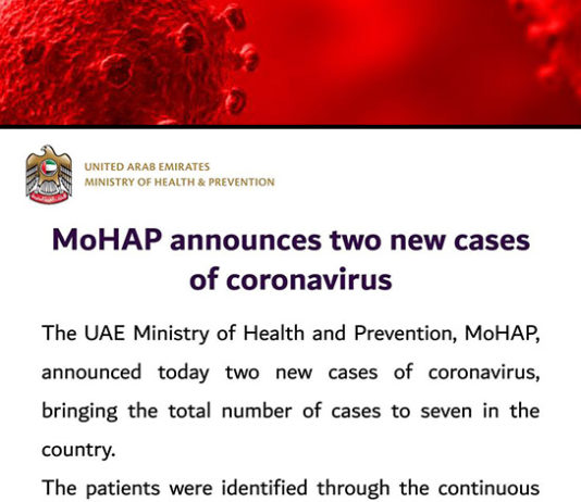 two new cases coronavirus uae