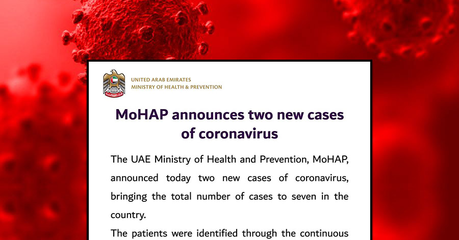 two new cases coronavirus uae
