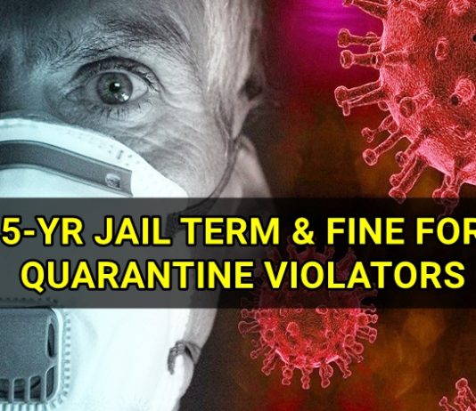 UAE Quarantine Violators can face AED 100,000 Fine and 5 Years Jail Time