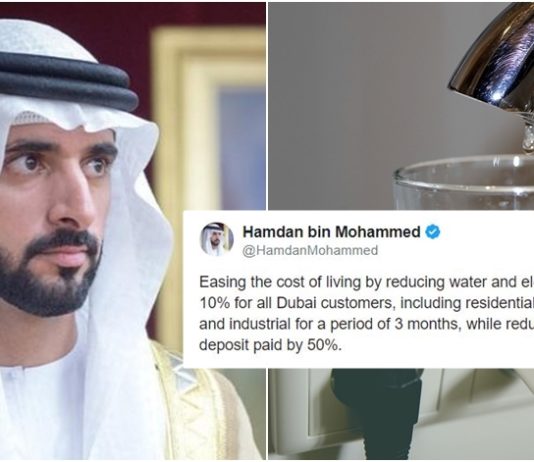 Water and Electricity Bills Will Be Reduced for All Dubai Residents to Help with Cost of Living
