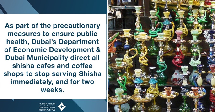 ban on shisha cafes dubai