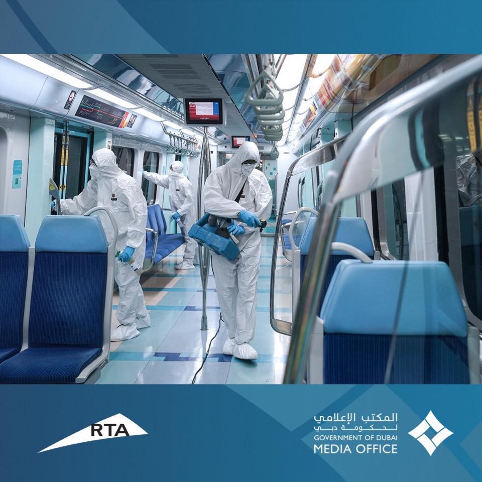 cleaning dubai metro