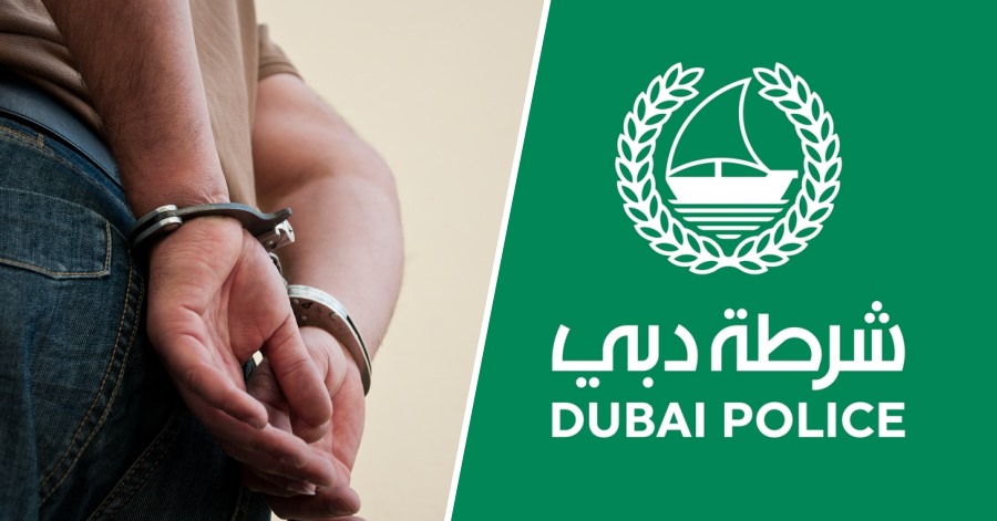 dubai police arrest asian man breaking stay home rule