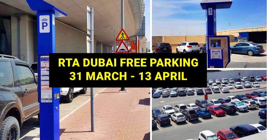 rta dubai announces free parking 2 weeks