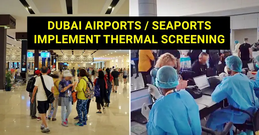 thermal screening dubai airport seaport
