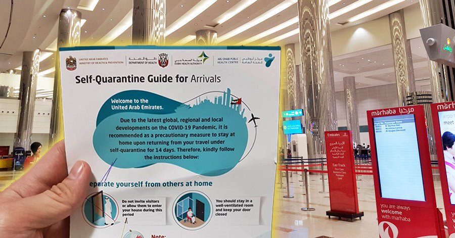 uae self quarantine guide for arrivals