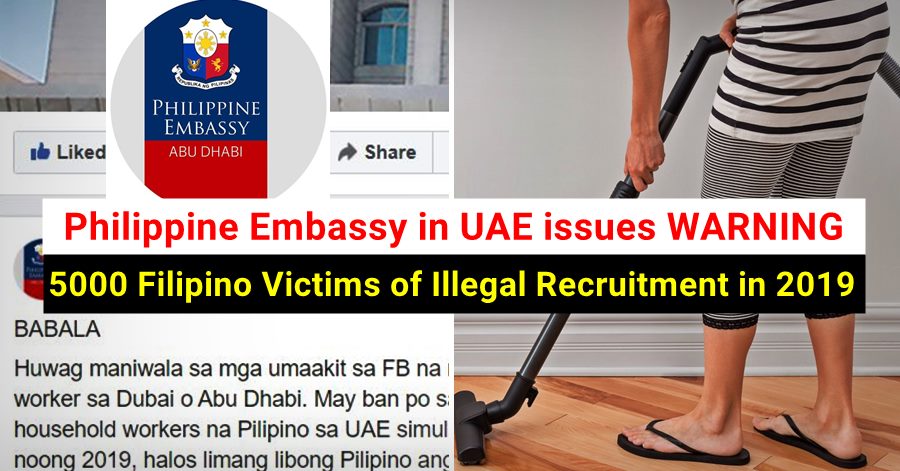 warning filipinos illegal recruitment uae