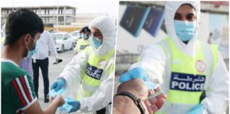 WATCH Police Distribute Face Masks, Personal Protective Supplies in Abu Dhabi