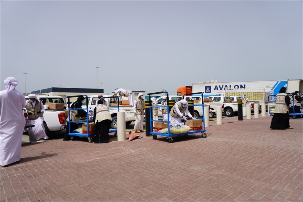 food donated to emirates red crescent