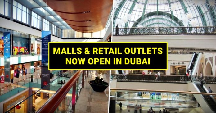 Dubai Shopping Malls & Retail Outlets Now Open to Public (with ...