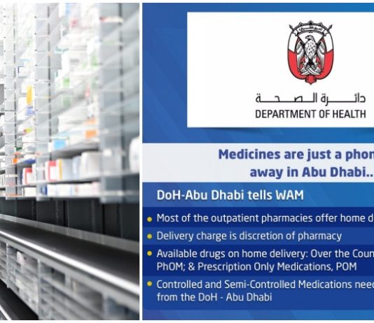 UAE Launches Medicine Home Delivery Service for Residents