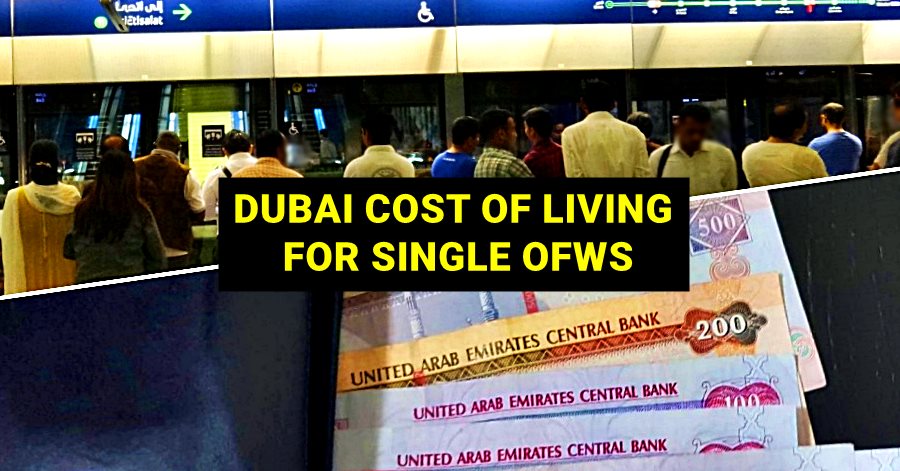 cost of living in dubai for single filipinos