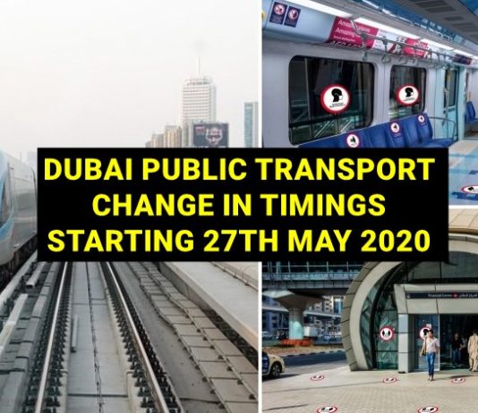 dubai public transport change timings