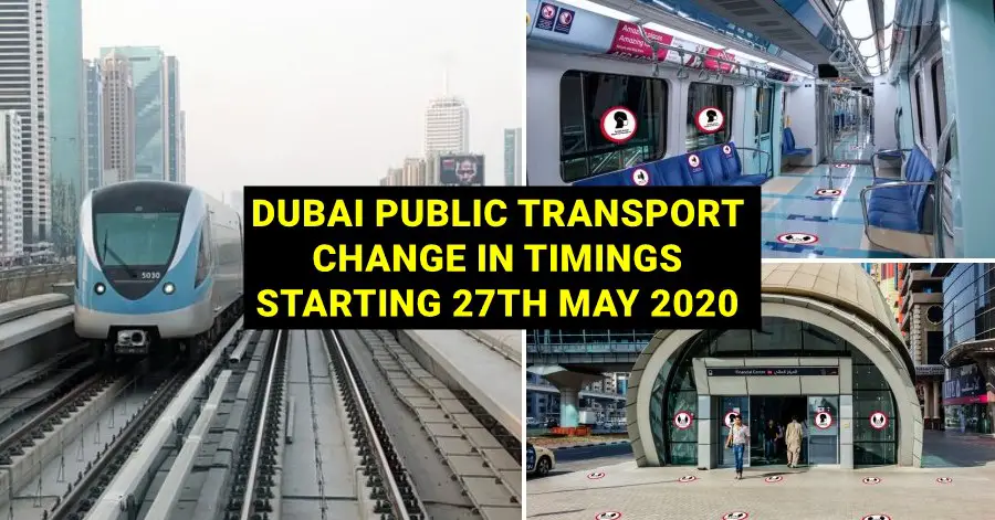 dubai public transport change timings