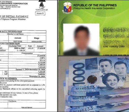 phil health mandatory payment ofws