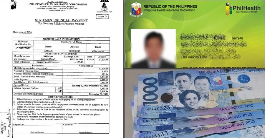 phil health mandatory payment ofws