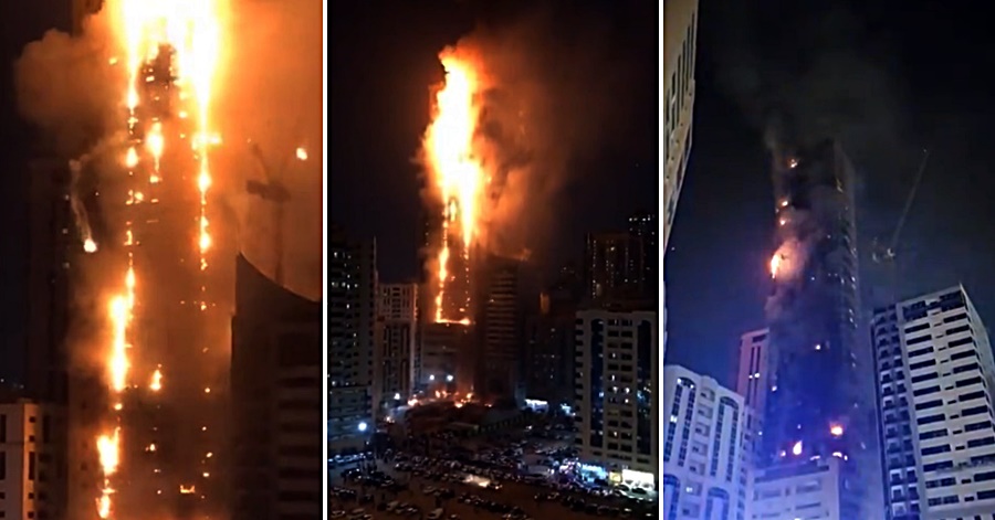 sharjah tower fire abbco tower