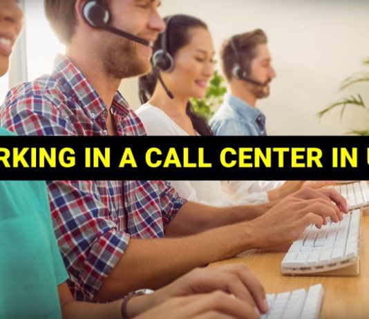 working in a call center in uae