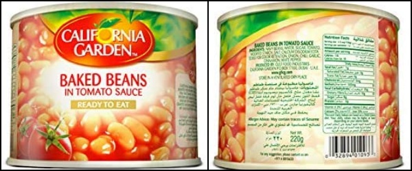 canned and packaged foods