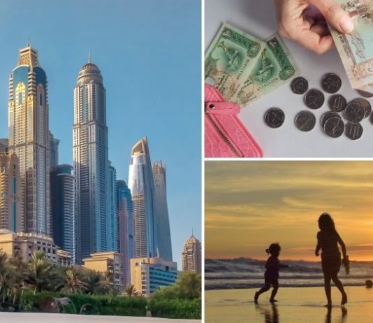cost of living family of 3 in dubai