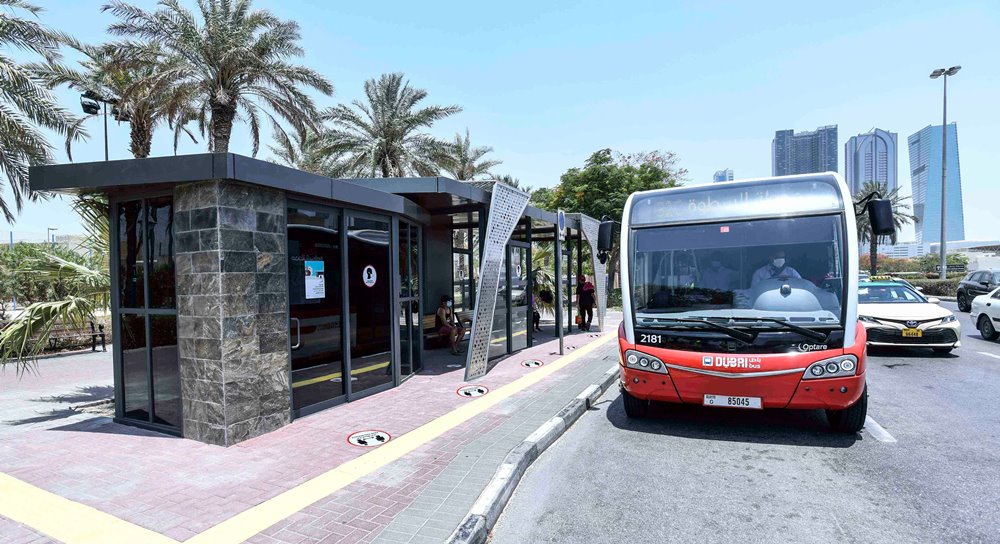 rta dubai new bus stops