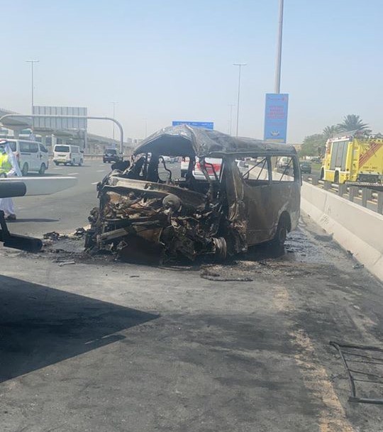 bus dubai crash