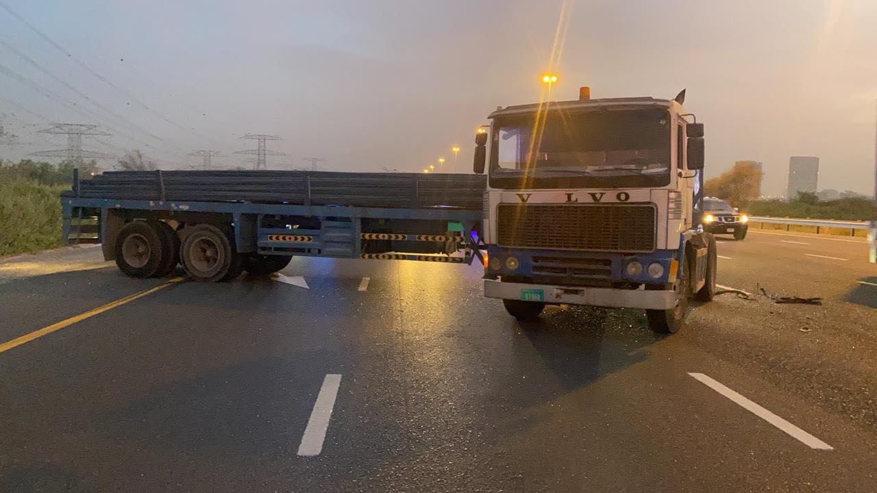 dubai traffic accident