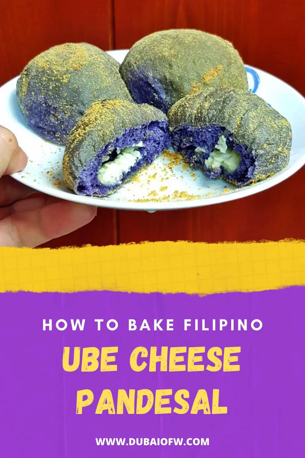 ube cheese pandesal recipe how to bake