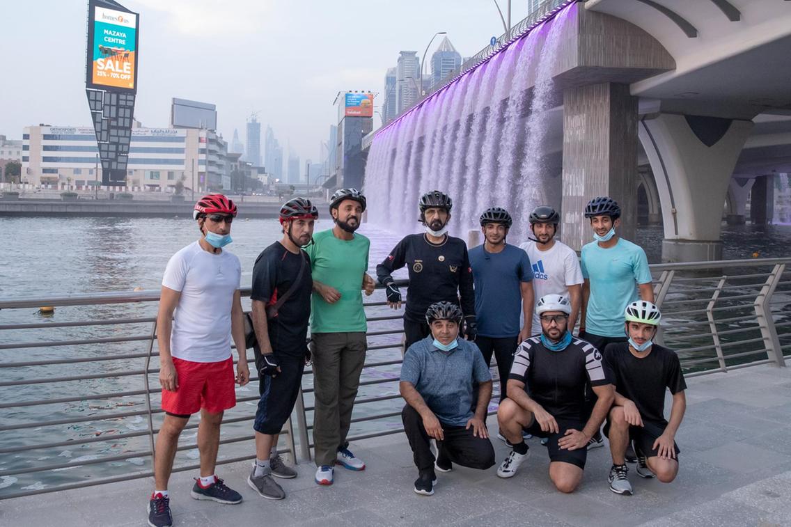 dubai sheikh mohammed cycling