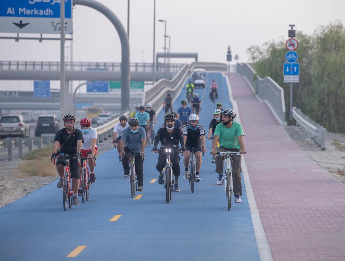 hh sheikh mohammed cycling