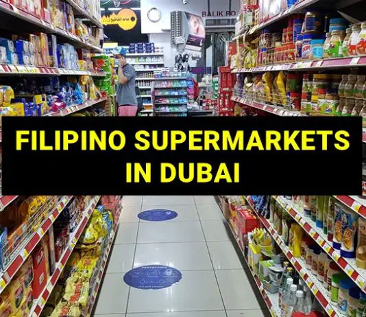 list of filipino supermarkets in dubai