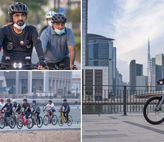 photos of sheikh mohammed dubai ruler cycling