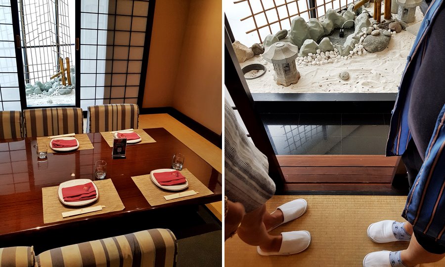 private japanese room restaurant