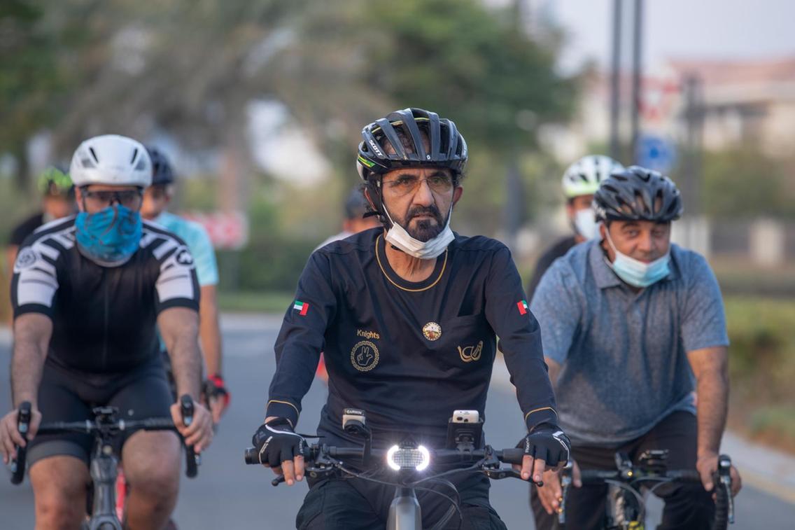 sheikh mohammed cycling dubai