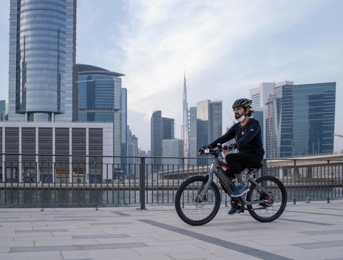 sheikh mohammed cycling